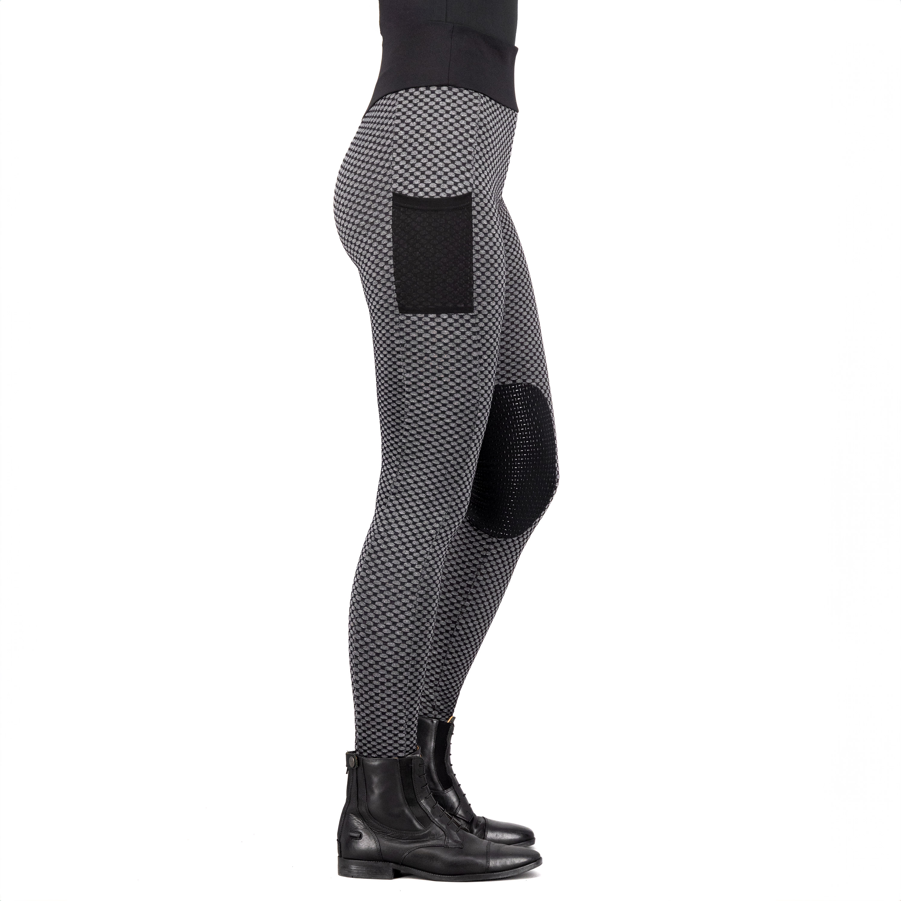 Imperial Riding Riding tights Diamond Bubble KneeGrip Black - 14
