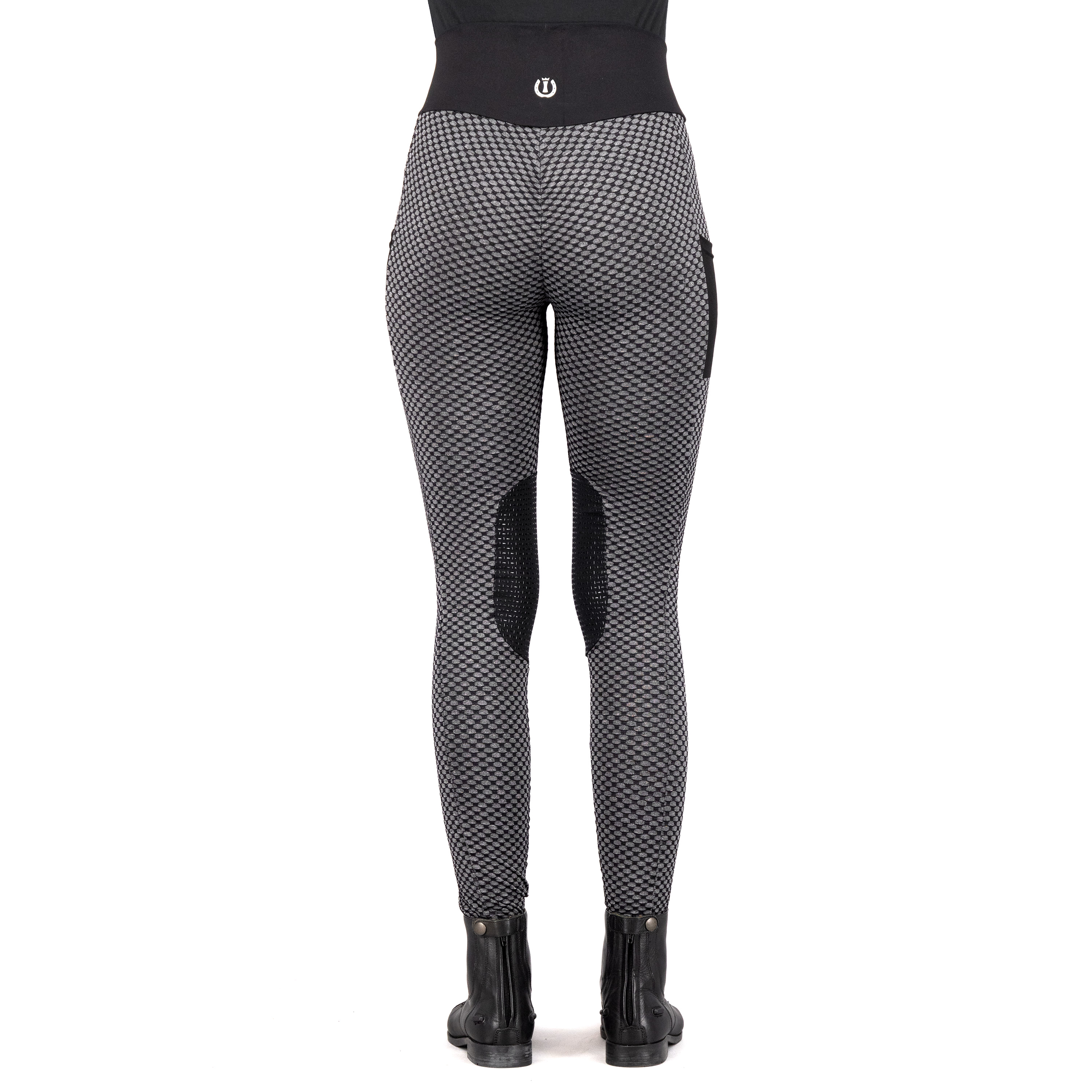 Imperial Riding Riding tights Diamond Bubble KneeGrip Black - 12