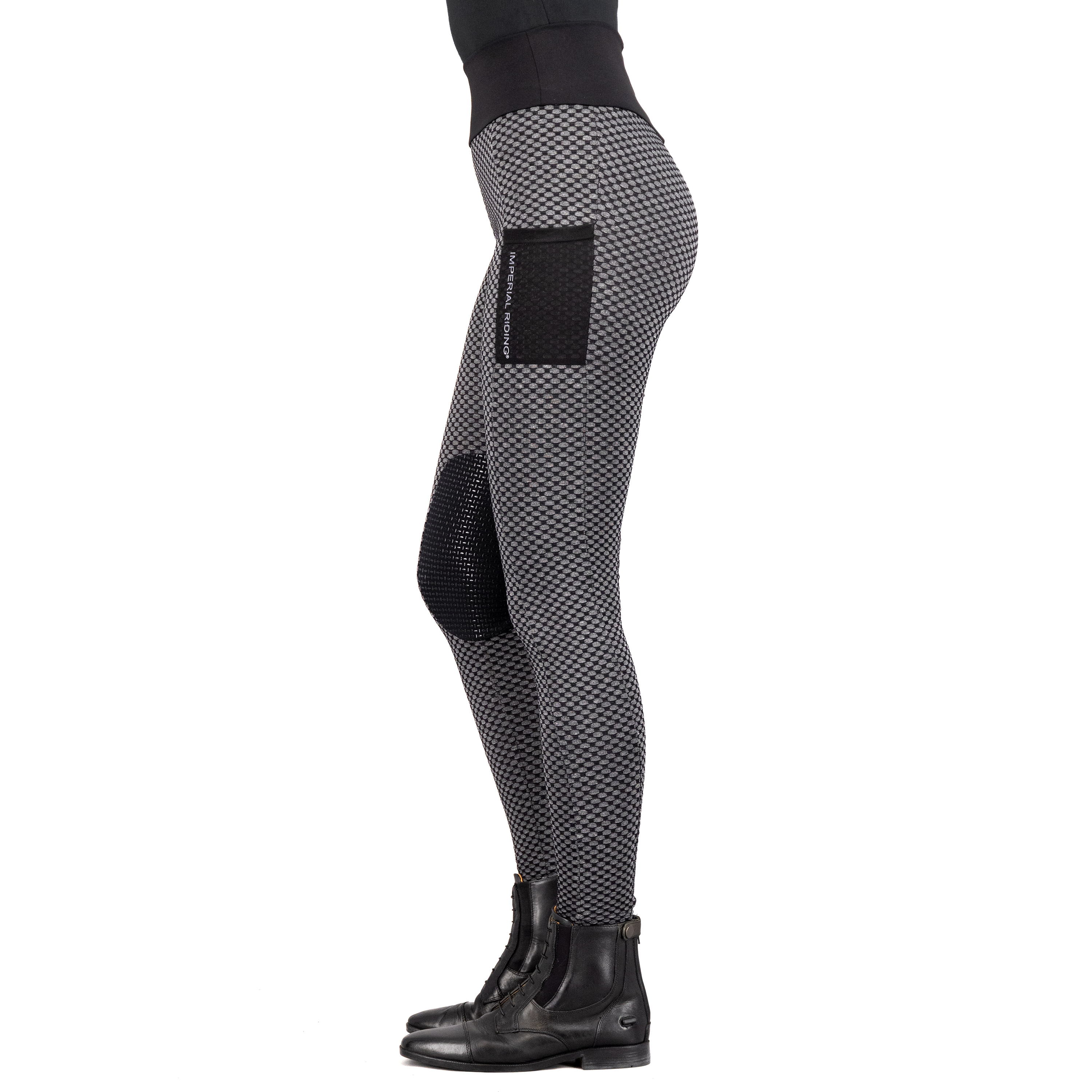 Imperial Riding Riding tights Diamond Bubble KneeGrip Black - 13