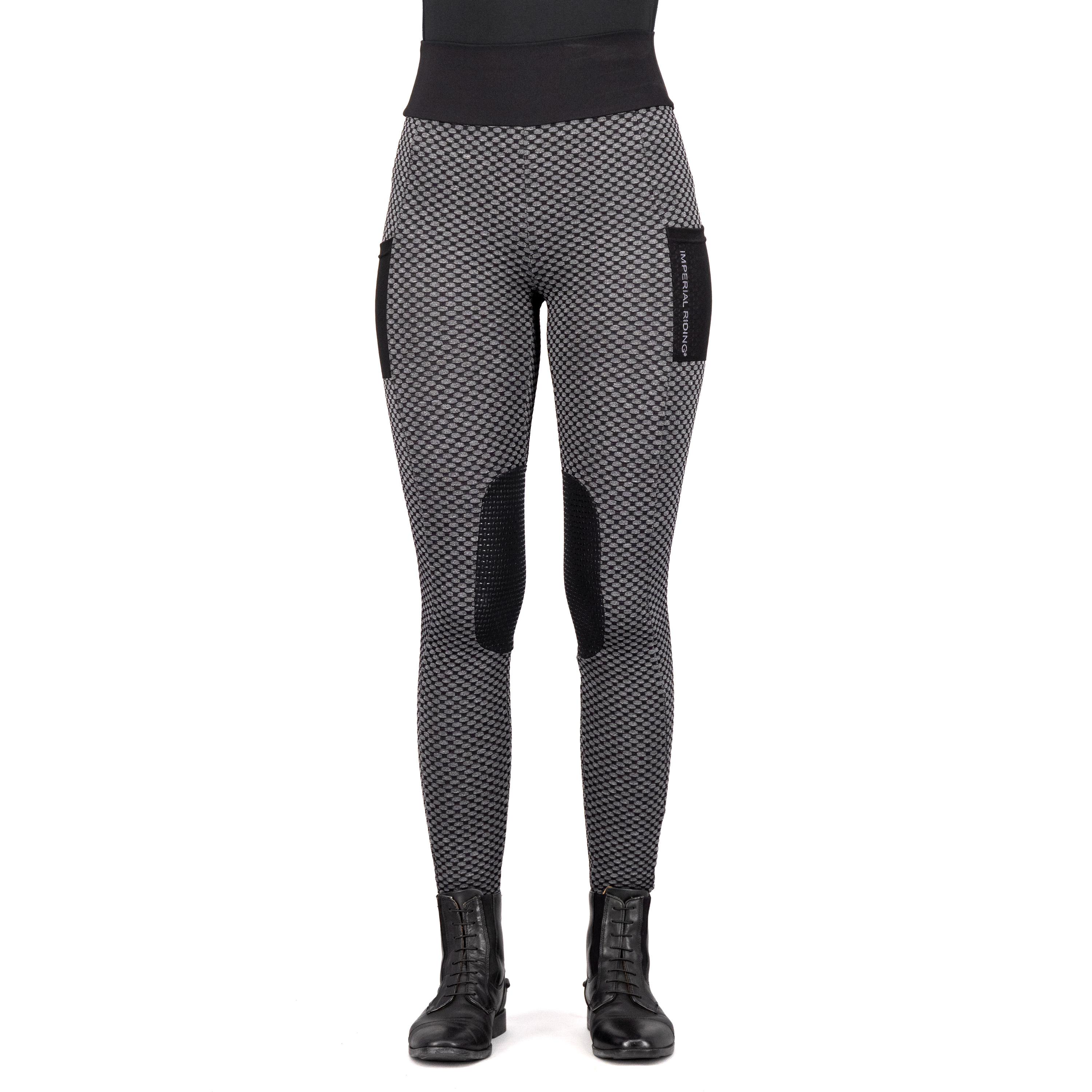Imperial Riding Riding tights Diamond Bubble KneeGrip Black - 11