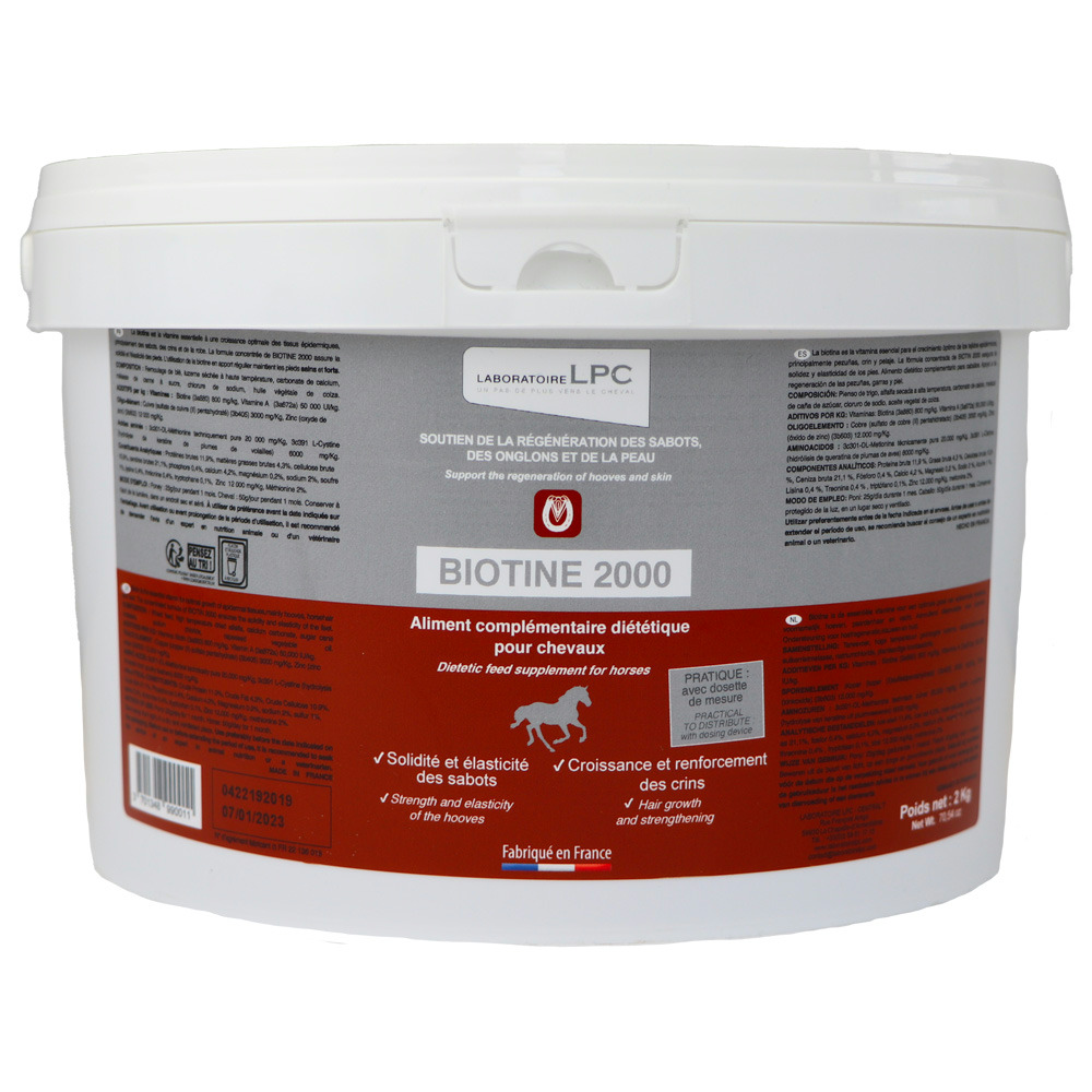 LPC 'Biotine 2000' Biotin Fodertillskott 2 kg