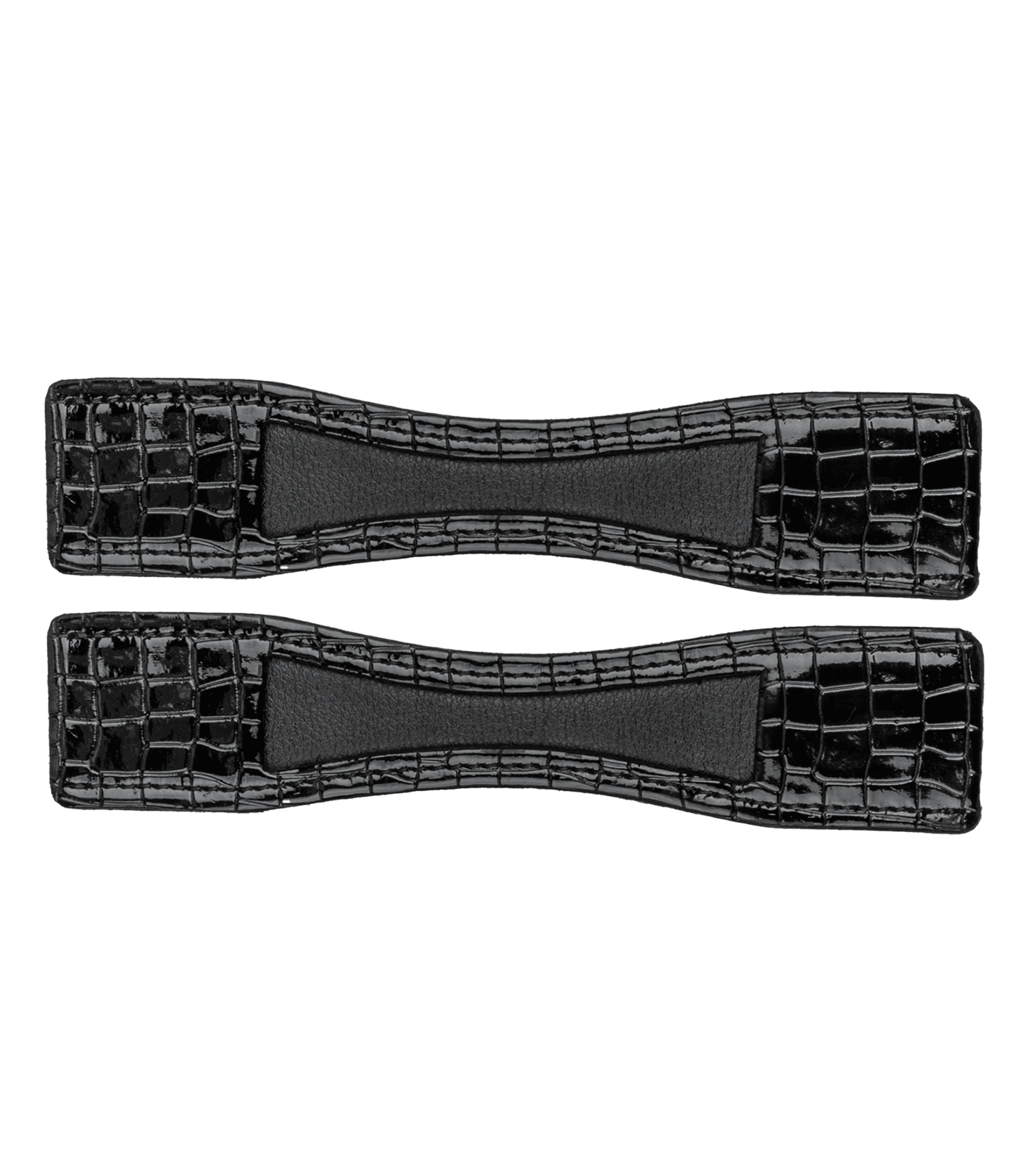 Waldhausen Patent Nahkaiset Kannussuojat 2kpl Black Patent