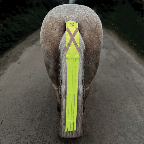 Equetech Hi-Vis Vision Tail Reflector - Yellow