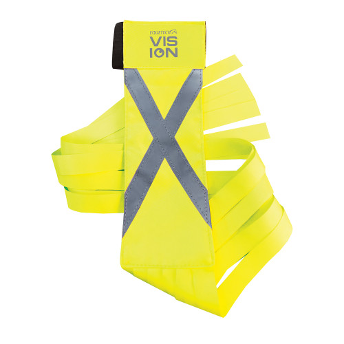 Equetech Hi-Vis Vision Tail Reflector - Yellow - Washable