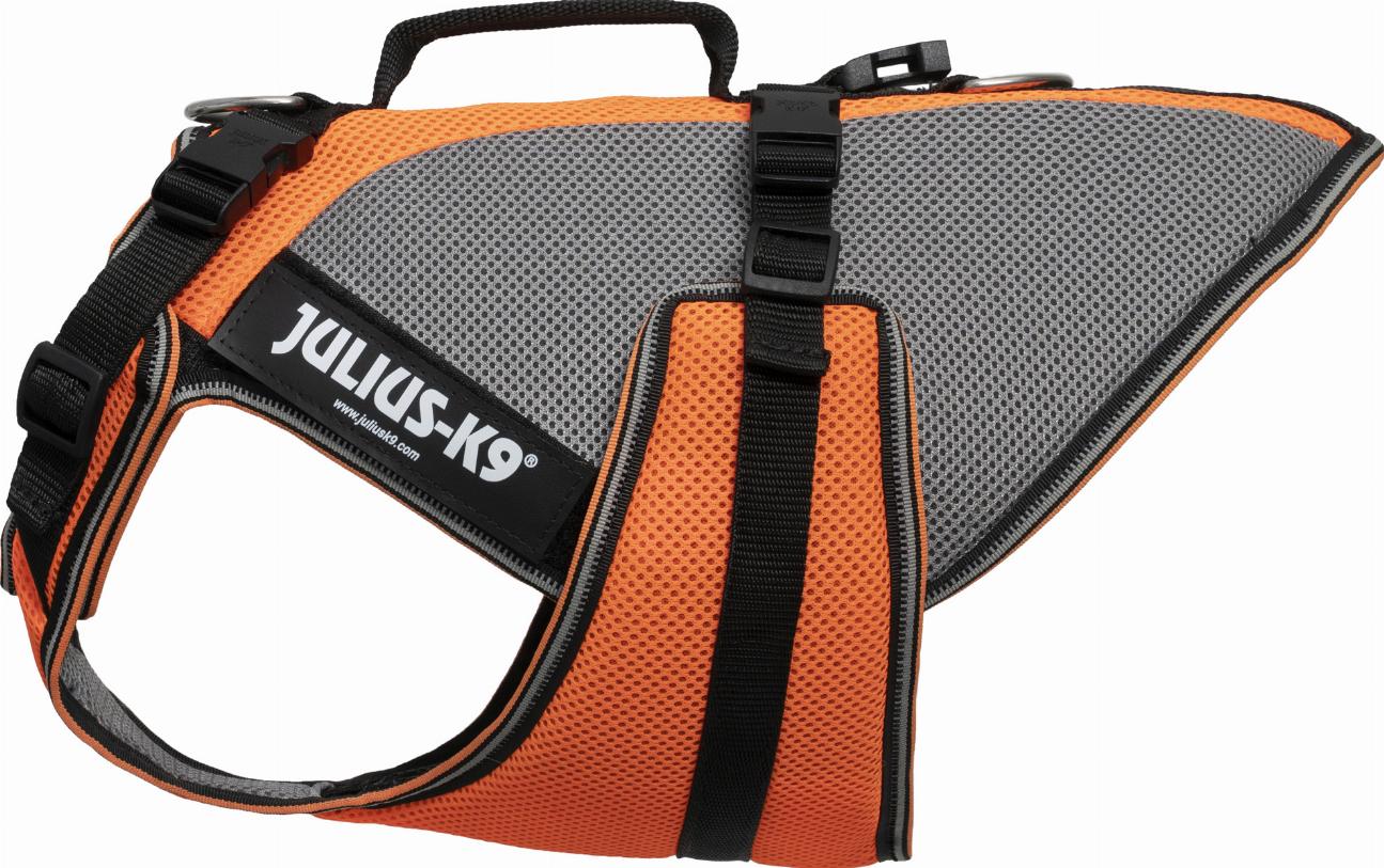 Julius-K9 4-in-1 Multifunktionell Hundväst - Orange (S)