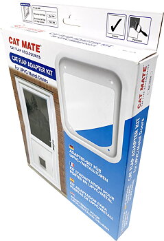 Petmate Mikrosplitter-Adapter für Metalltür - White
