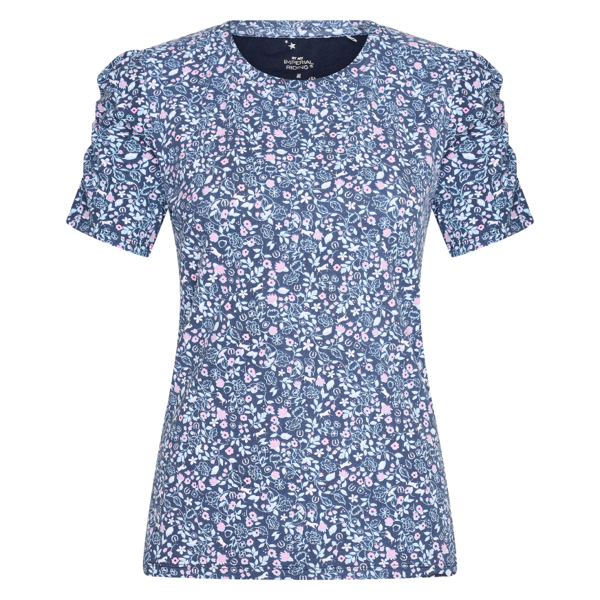 Imperial Riding T-Shirt Strike a pose Flower Navy AOP (164)