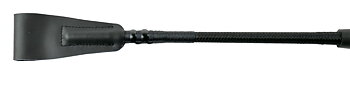 WHIP & GO Whip With Short 'Golf' Handle Black - 50 cm long