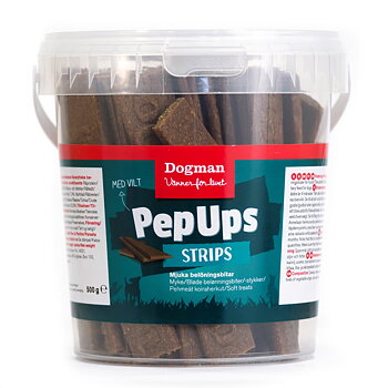 Dogman PepUps Strips - Wild 500g