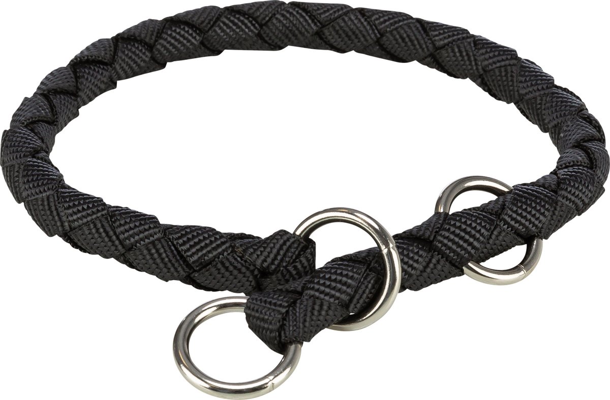 Jolly Paw Halbwürger, geflochten - Black - 3