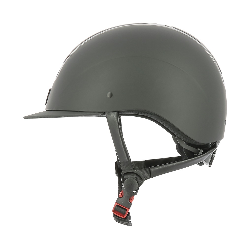 EQUITHEME 'Pepit' Helmet Black/Chrome Plated Metallic - 5