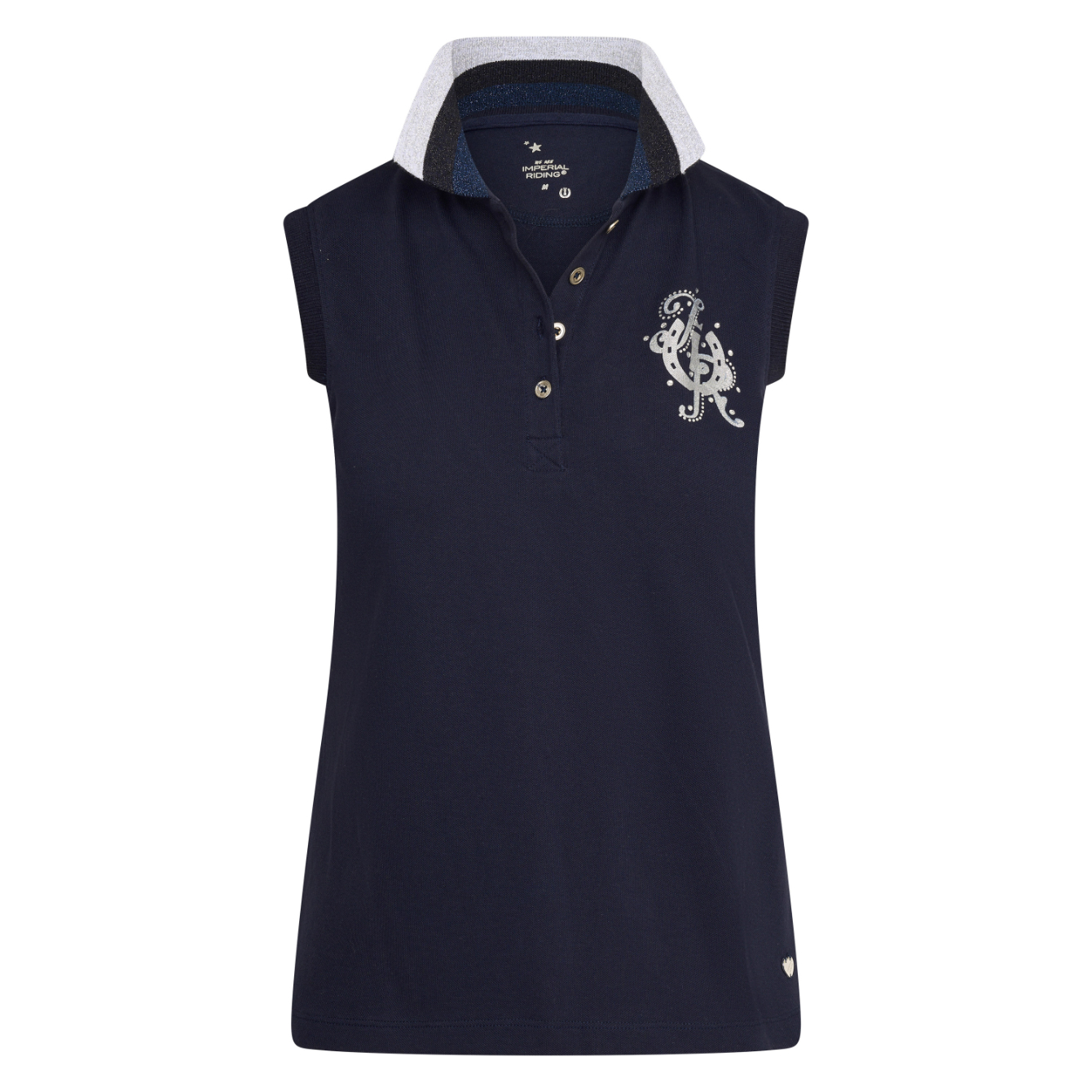 Imperial Riding Polo shirt sleeveless Frenzie Navy - 6