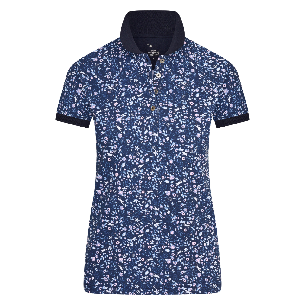 Imperial Riding Polotröja Mandy Navy flower (XS)