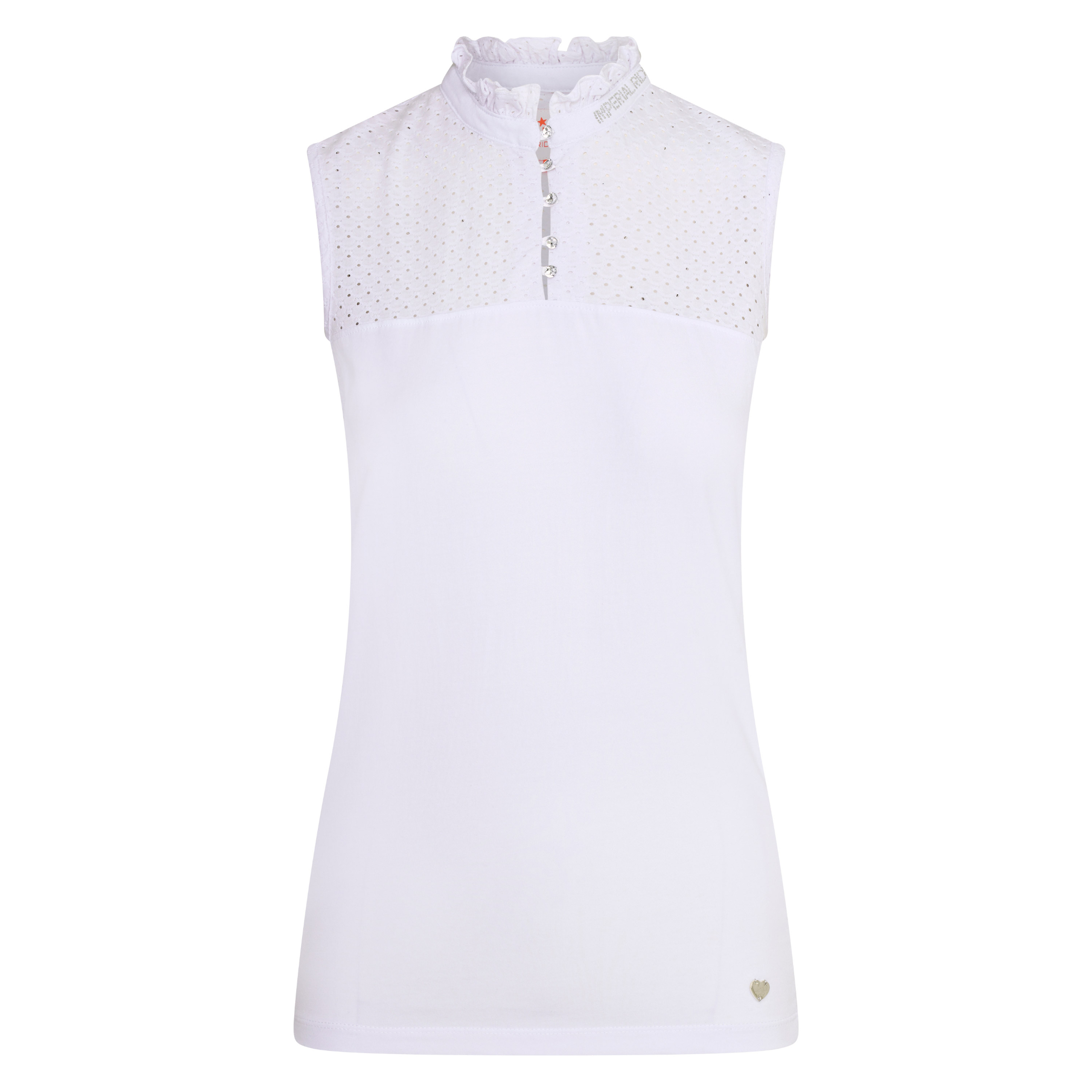 Imperial Riding Hihaton poolopaita Camee White - 4