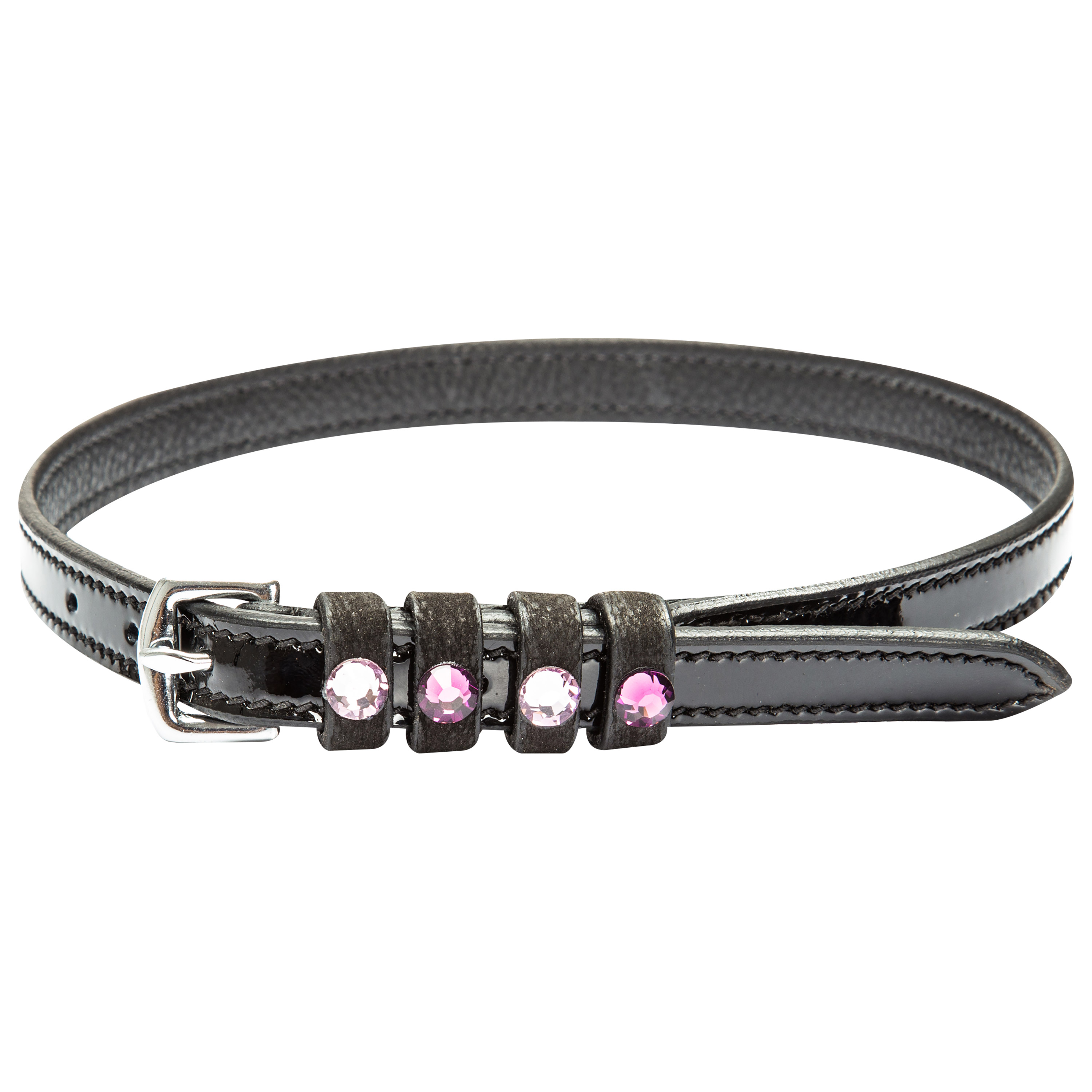 Imperial Riding Sporremmar läder Pardouz Black Lack-Amethyst