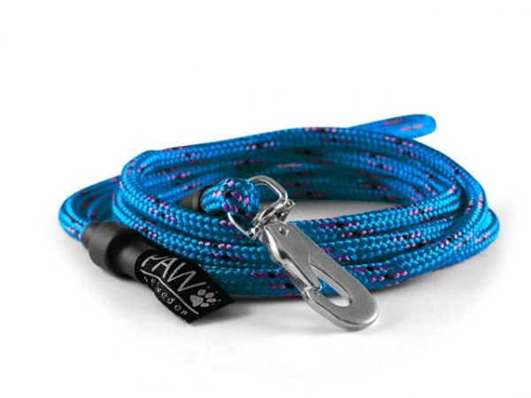 PAW of Sweden Leash with Snap Hook Trial – Turquoise