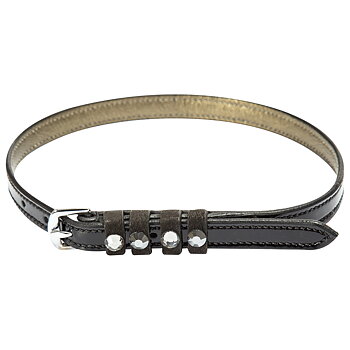Imperial Riding Spurstraps leather Pardouz Black Lack-Metallic