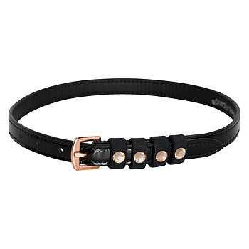 Imperial Riding Spurstraps leather Pardouz Black-Rose gold