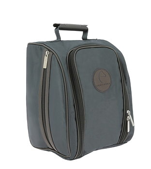 EQUITHEME 'Premium' Kypärälaukku Navy - L 21 x P 19,5 x H 32 cm