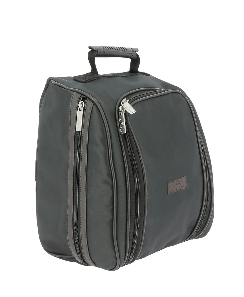 EQUITHEME 'Soft' Helmet Bag Black - L 21 x P 19,5 x H 32 cm