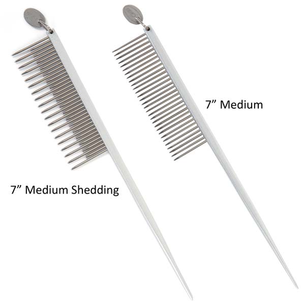 Geib Stainless Steel Tail Combs With Handle