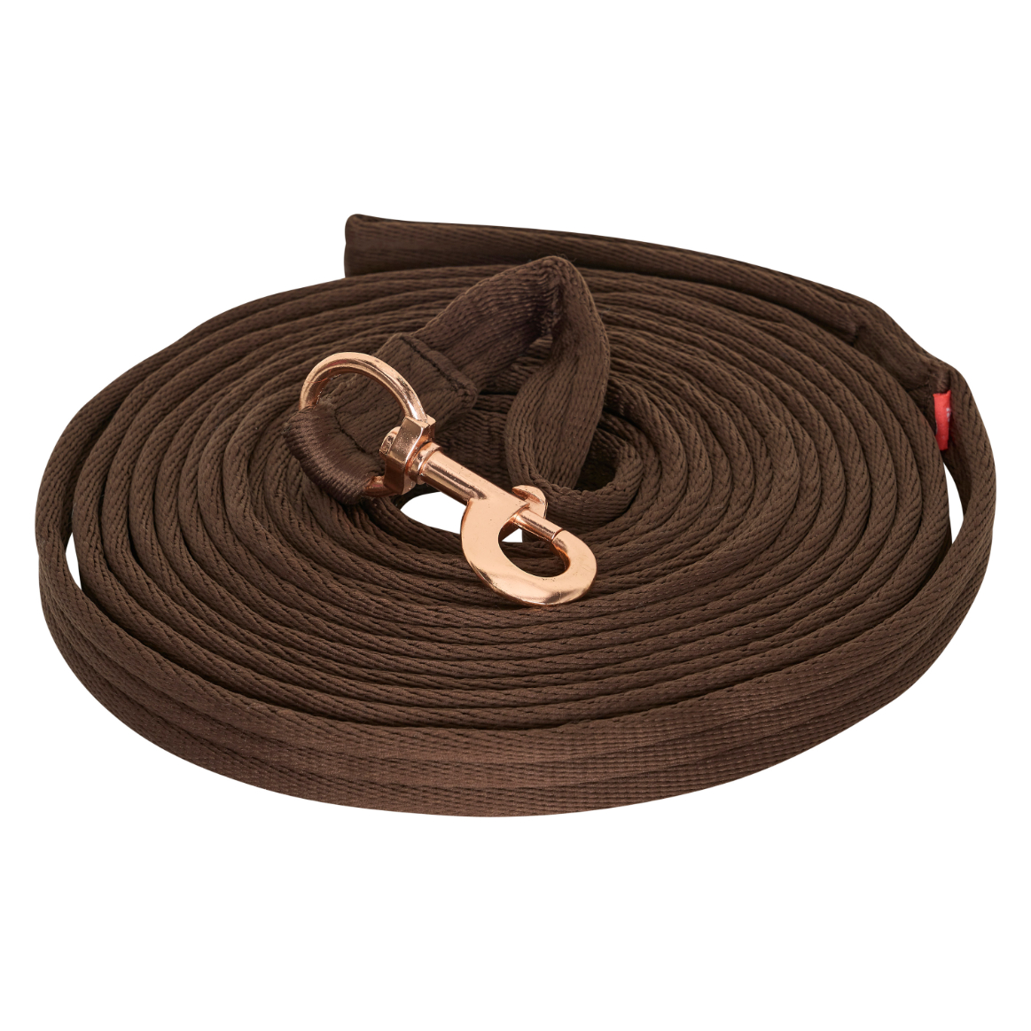 Imperial Riding Lunging line soft cushion web Extra Walnut-Walnut