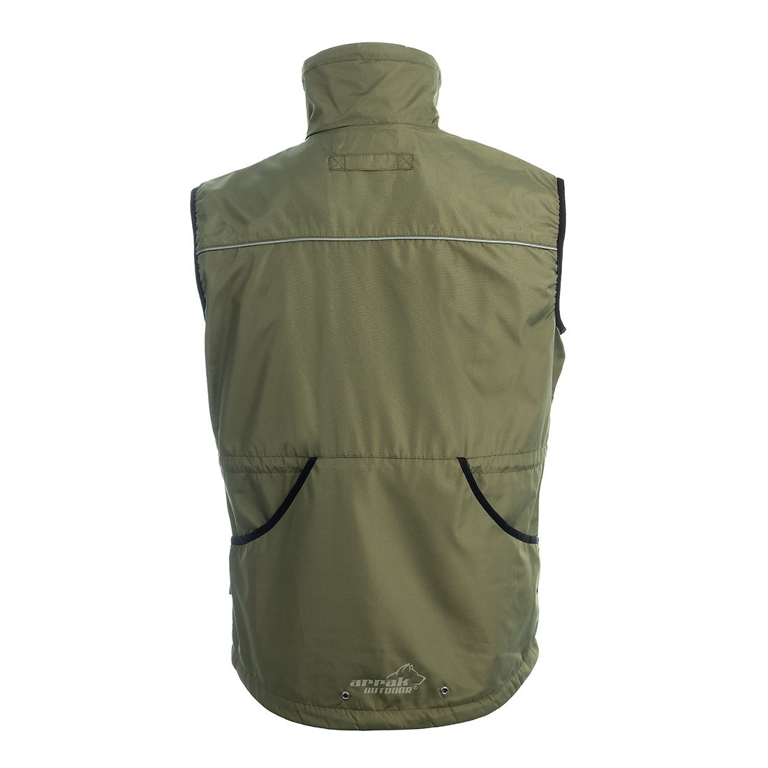 Arrak Outdoor Jumper Vest - Olive - 4