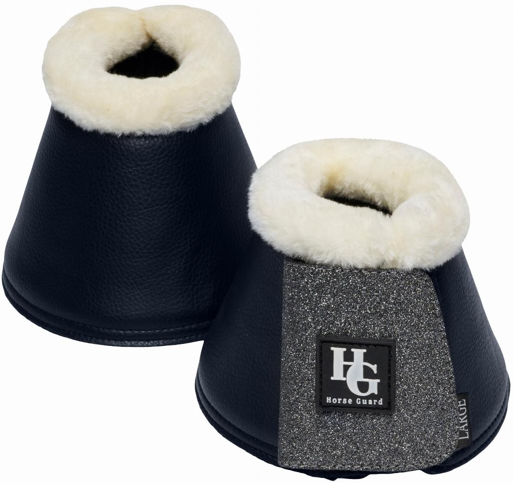 HorseGuard Leela Glitter Bell Boots - Navy