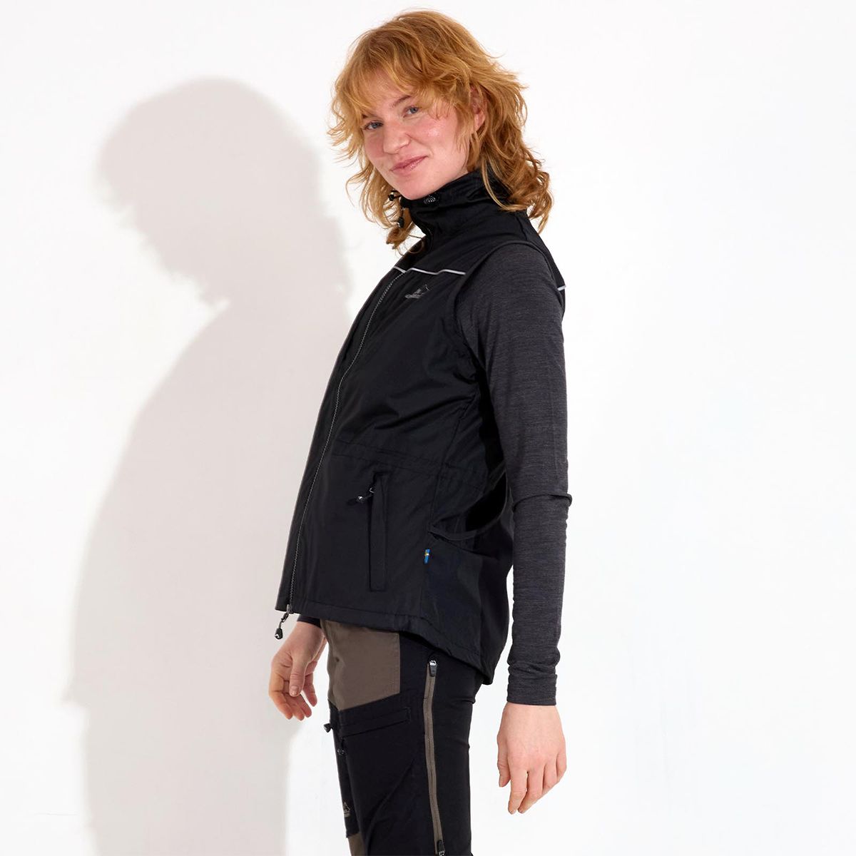 Arrak Outdoor Jumper Vest Dame - Black - 3