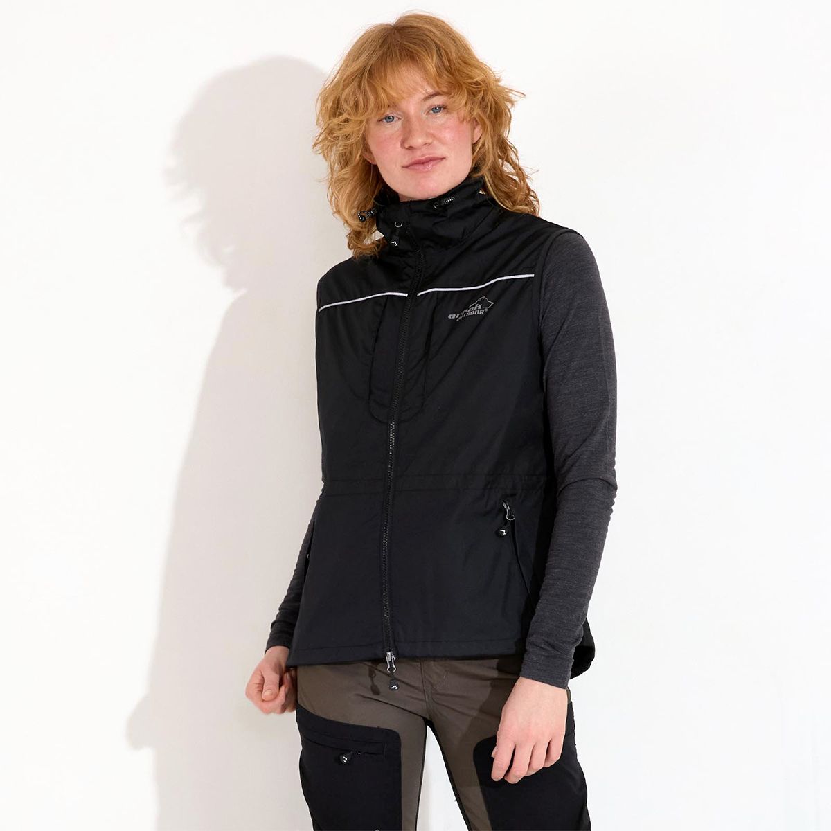 Arrak Outdoor Jumper Vest Dame - Black - 2