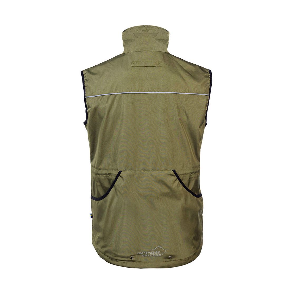 Arrak Outdoor Jumper Vest Dame - Olive - 3