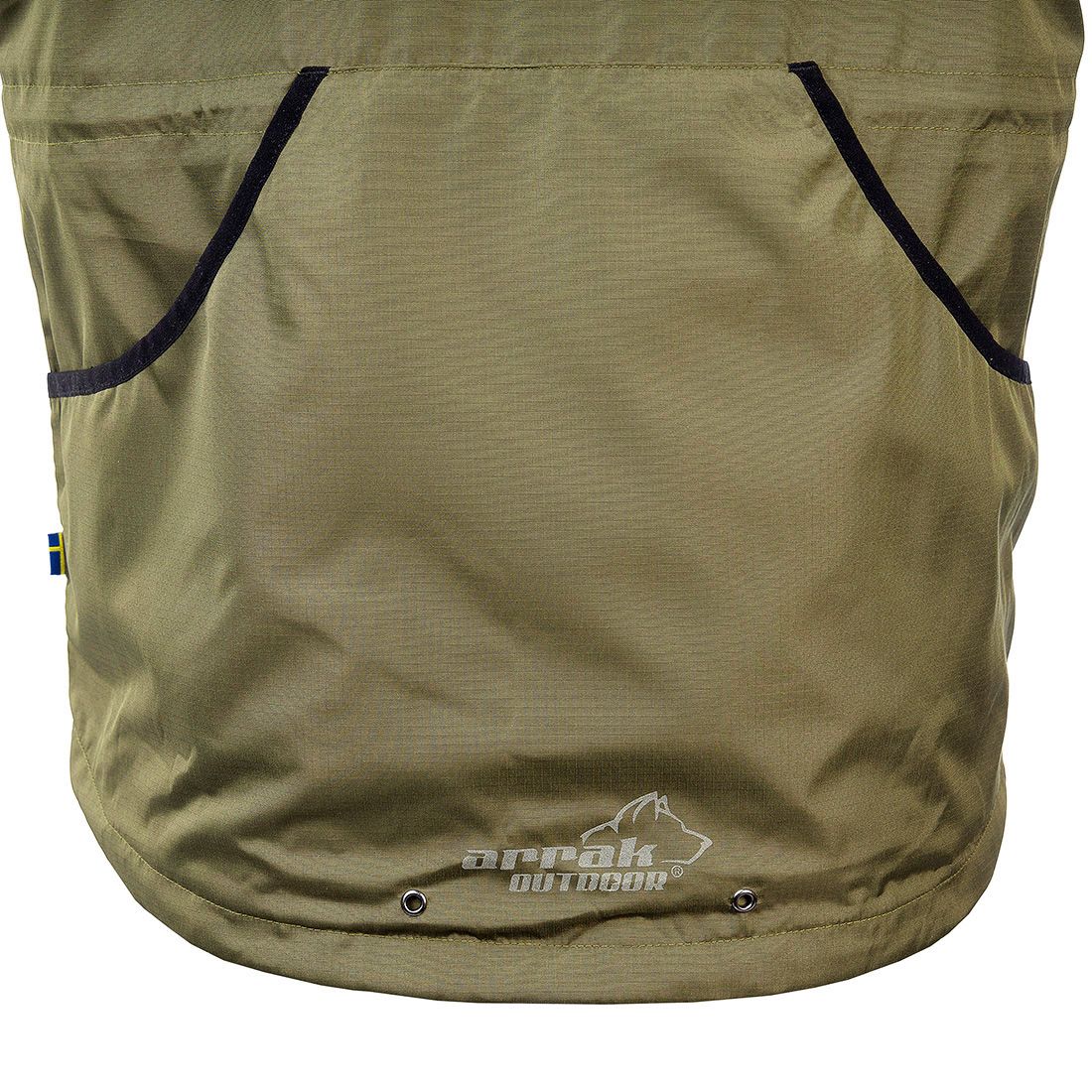 Arrak Outdoor Jumper Vest Dame - Olive - 4