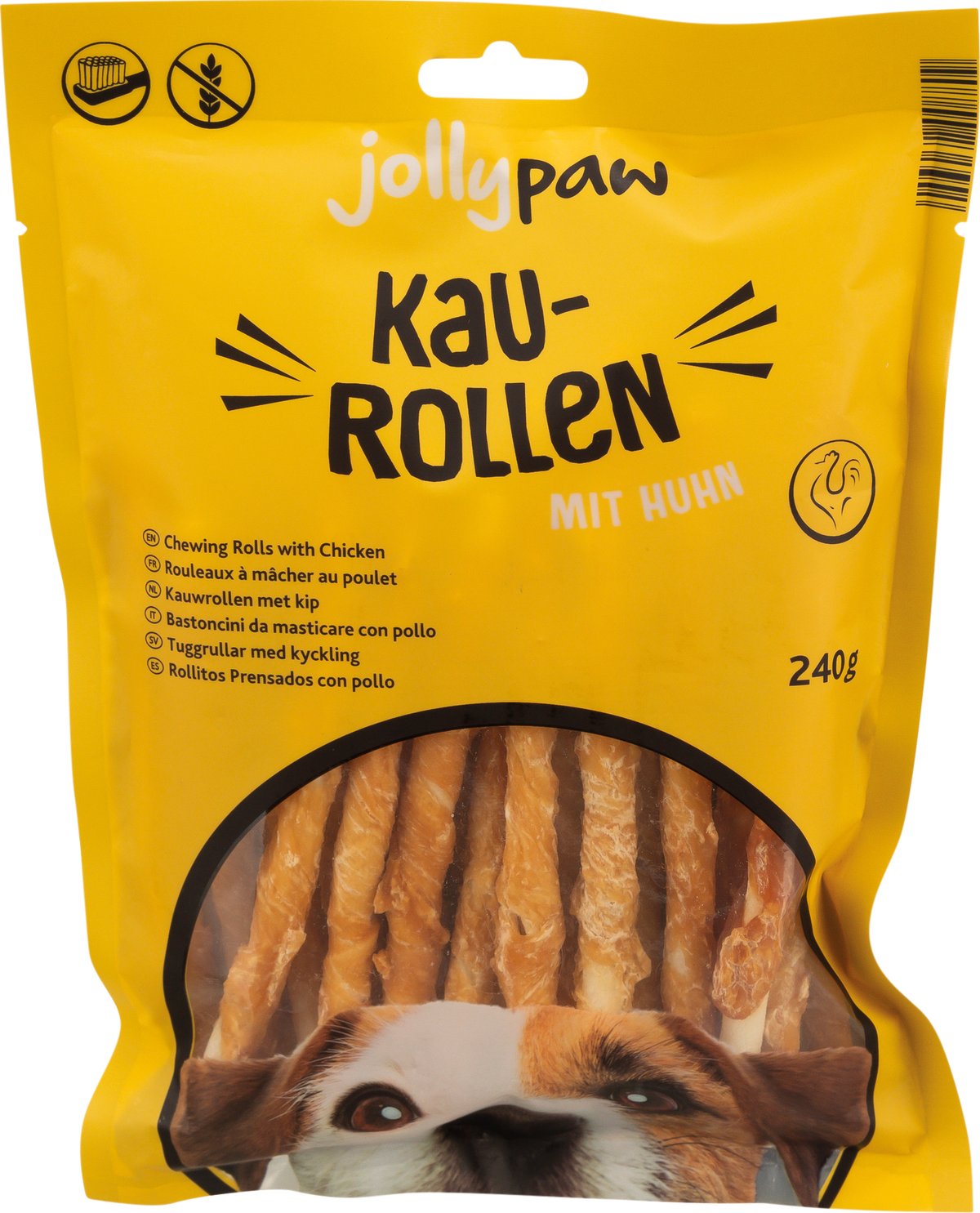 Jolly Paw Purutikut, valkoiset, kana