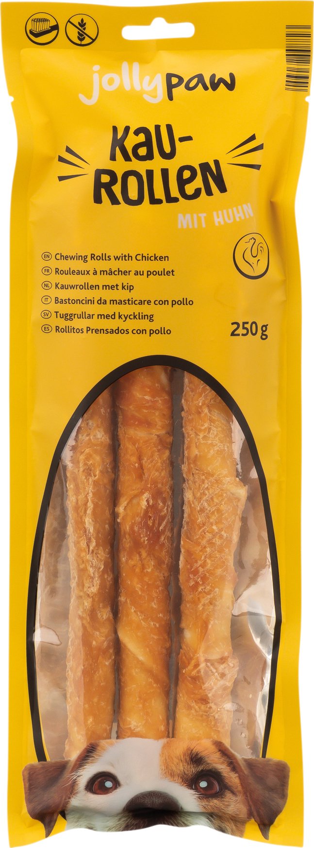 Jolly Paw Chewing sticks, white, chicken
