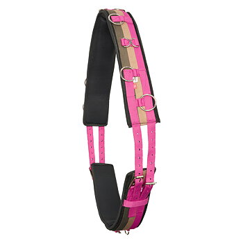Imperial Riding Nylon juoksutusvyö Deluxe Extra Multi Flower Pink