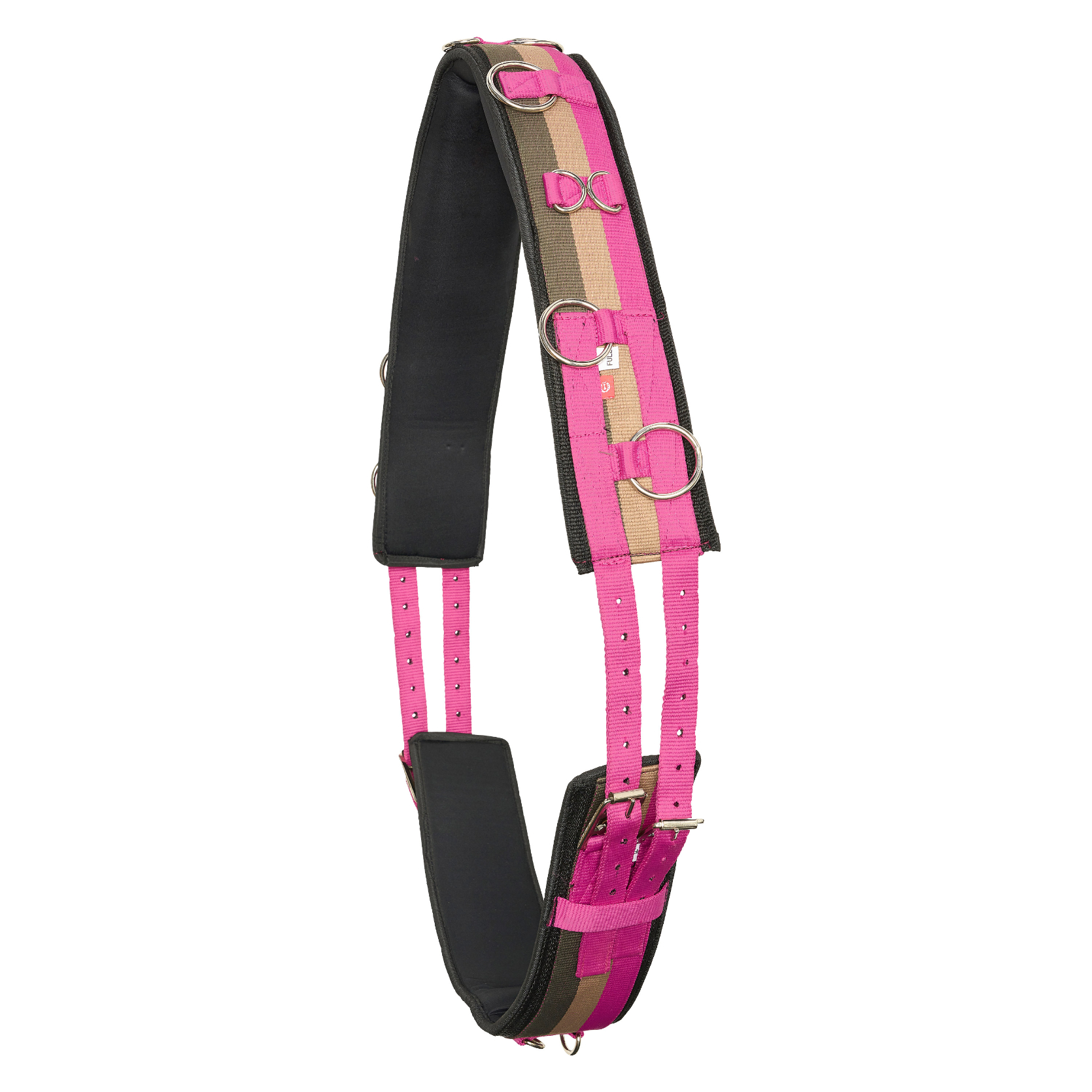 Imperial Riding Nylon juoksutusvyö Deluxe Extra Multi Flower Pink - 2