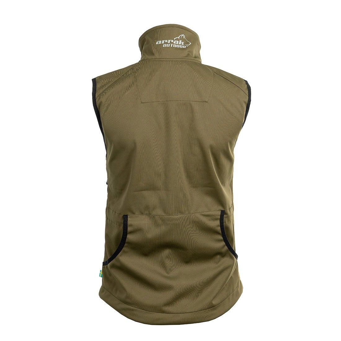 Arrak Outdoor Softshell Vest Acadia Herre - Oliven - 4