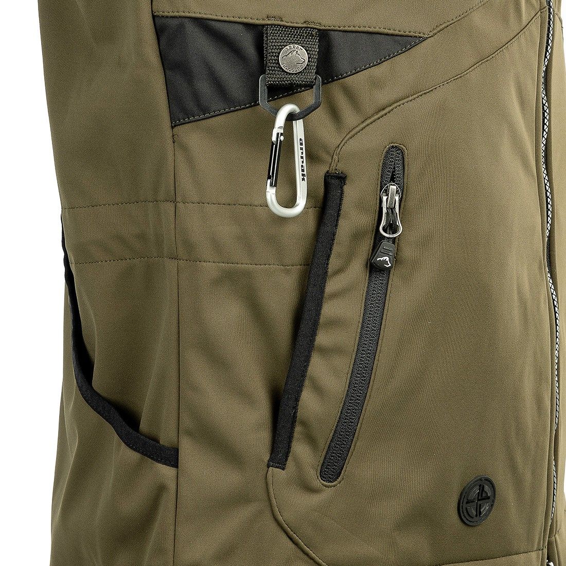 Arrak Outdoor Softshell Vest Acadia Herre - Oliven - 5