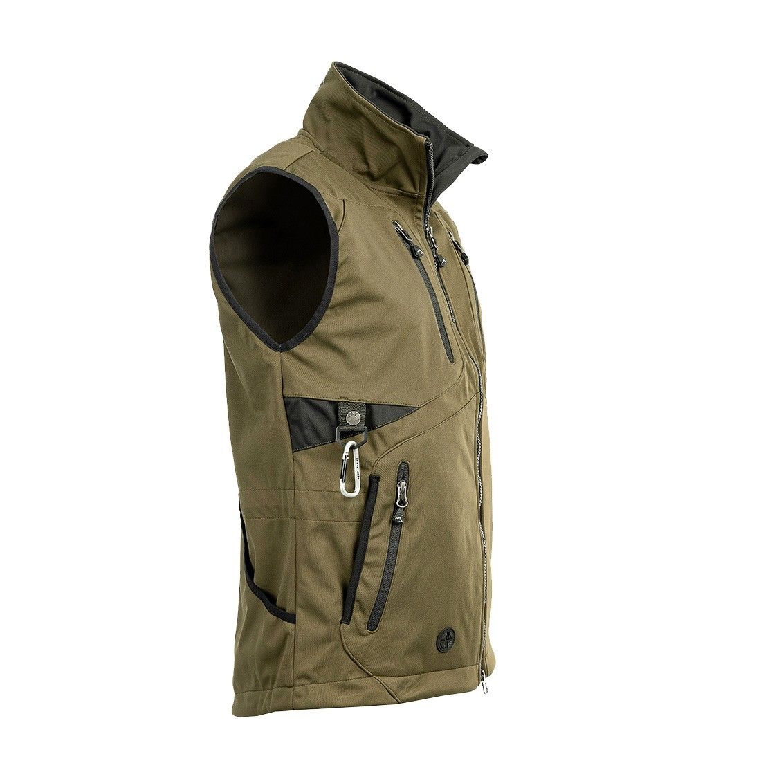 Arrak Outdoor Softshell Vest Acadia Herre - Oliven - 3