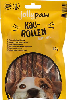 Jolly Paw Chewing rolls with duck