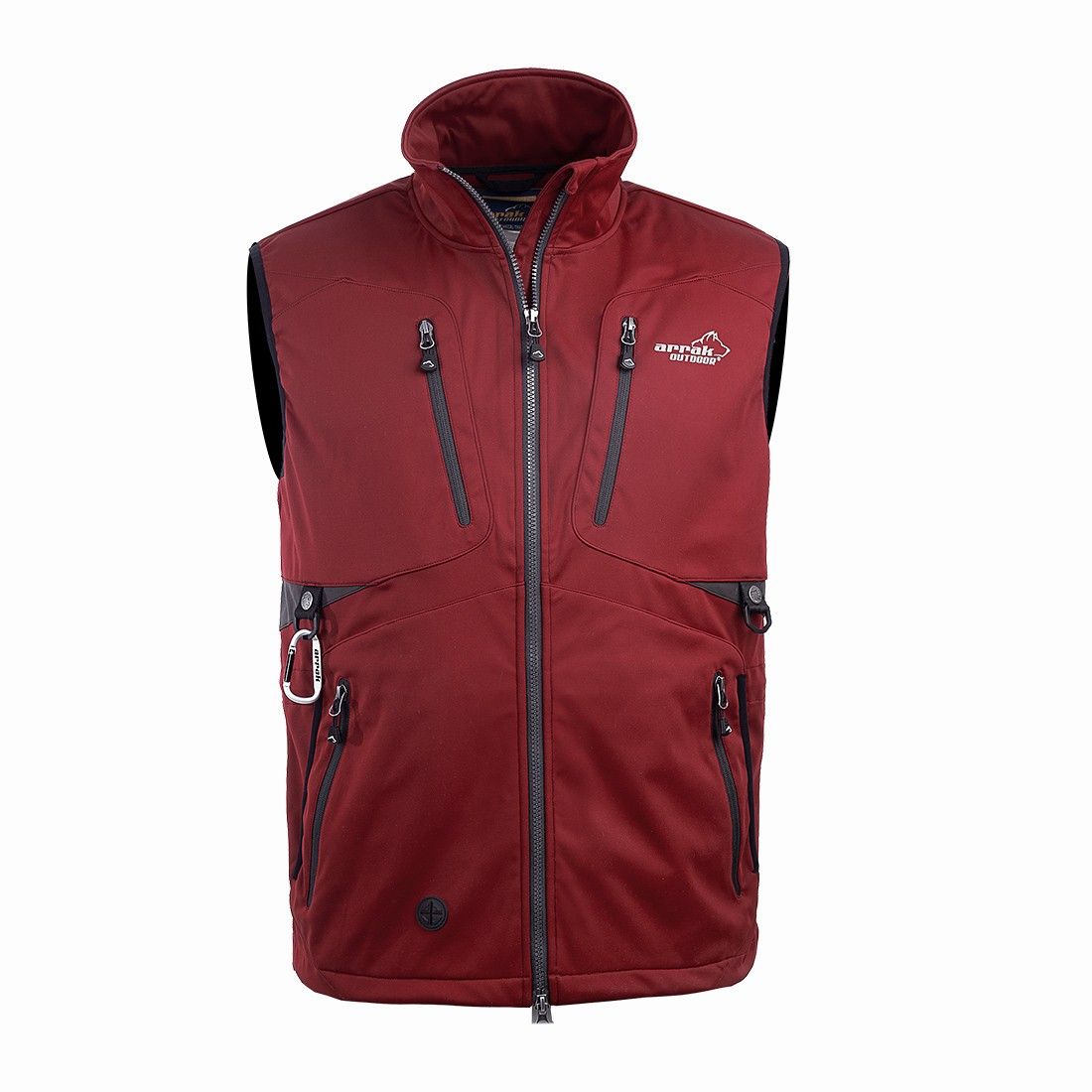 Arrak Outdoor Softshell Vest Acadia Men - Red