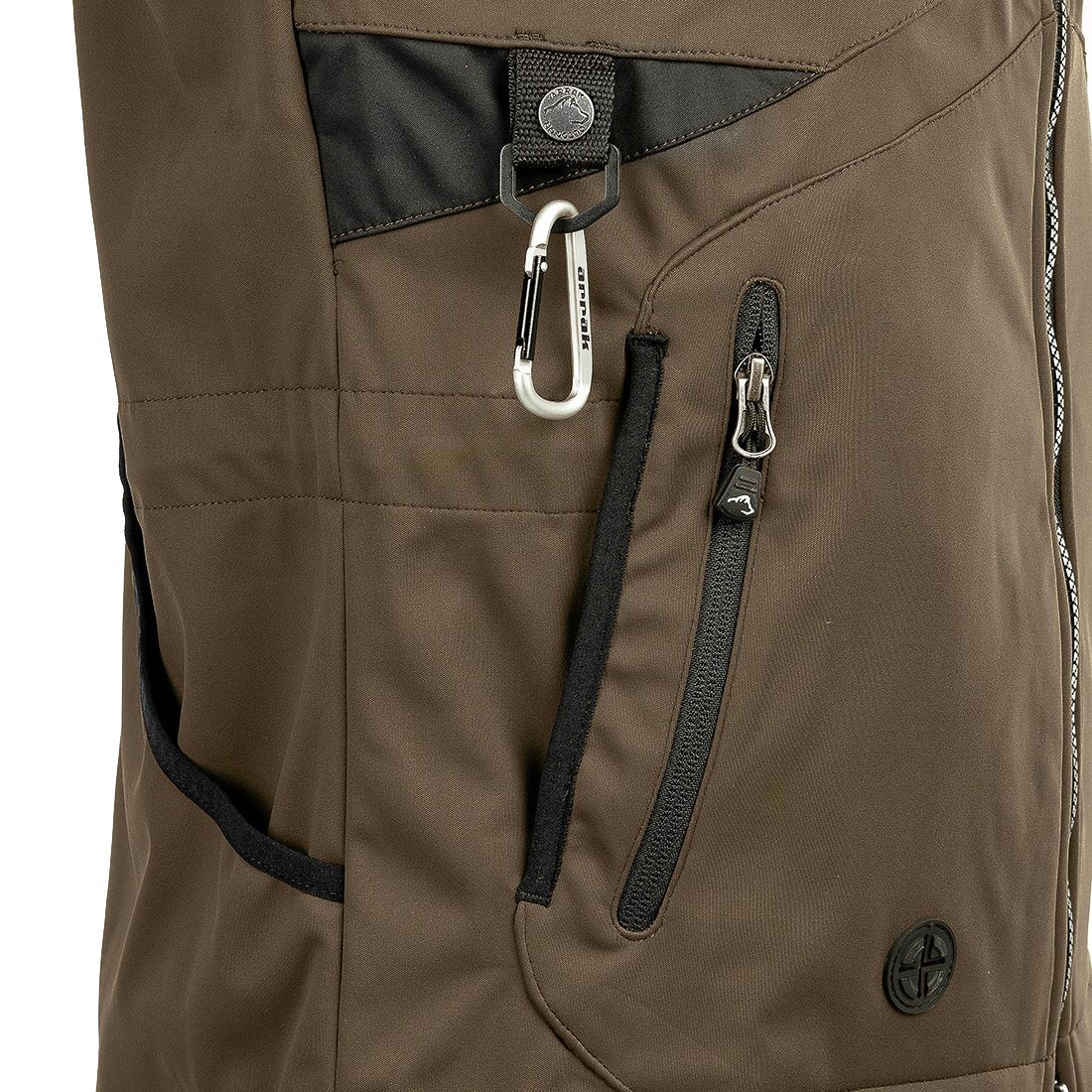 Arrak Outdoor Softshell Vest Acadia menn - Brun - 4