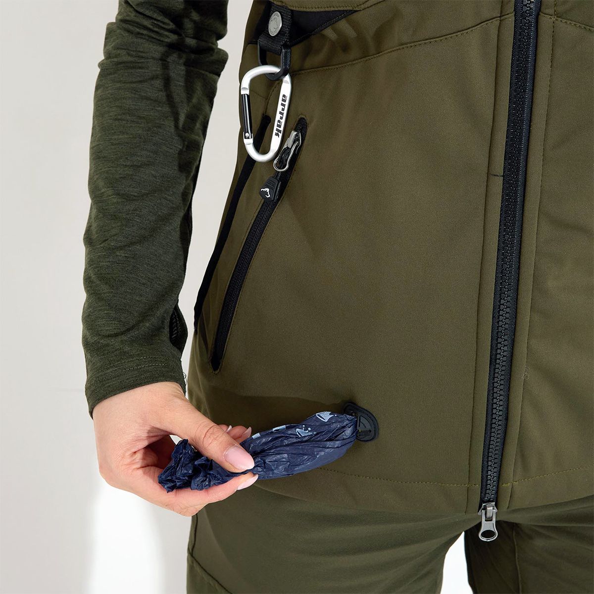 Arrak Outdoor Softshell Vest Acadia Women - Olive - 4