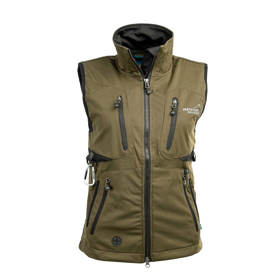 Arrak Outdoor Softshell Vest Acadia Women - Olive