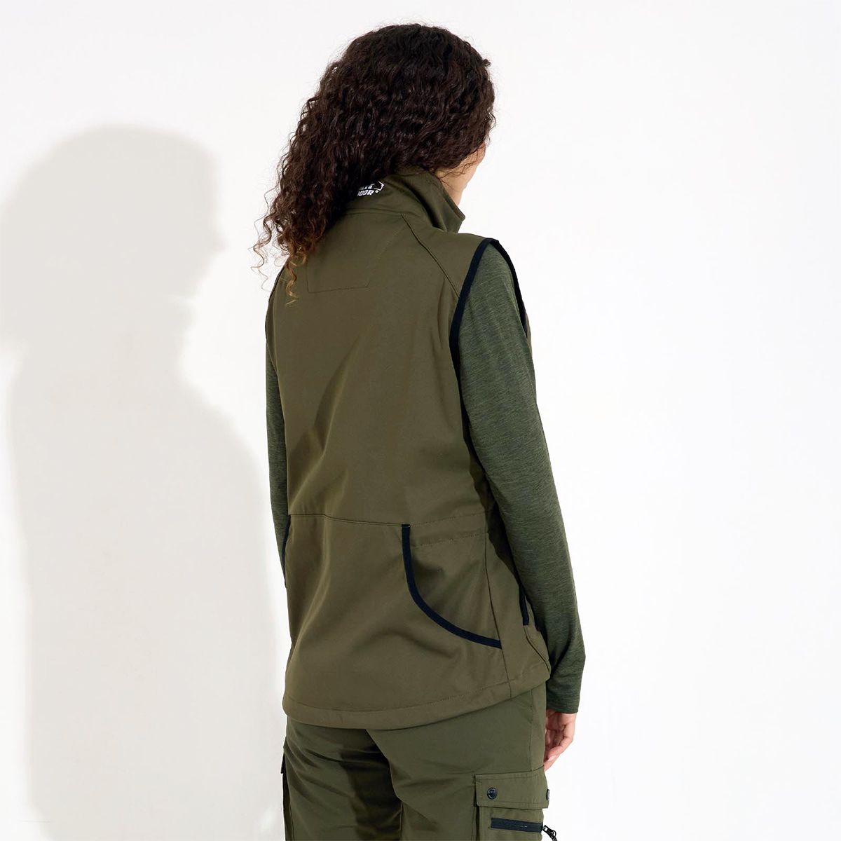 Arrak Outdoor Softshell Vest Acadia Women - Olive - 5