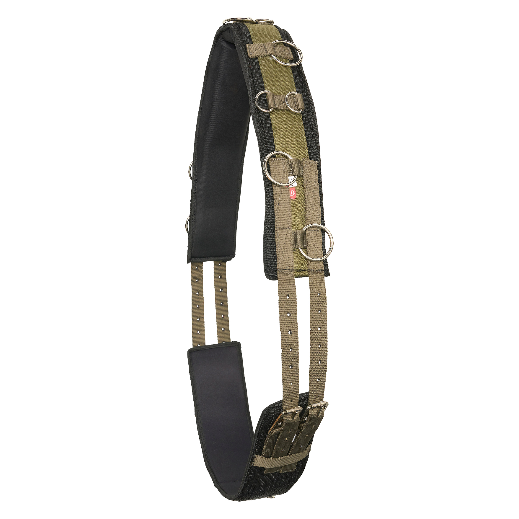 Imperial Riding Nylon juoksutusvyö Deluxe Extra Olive green-Olive green