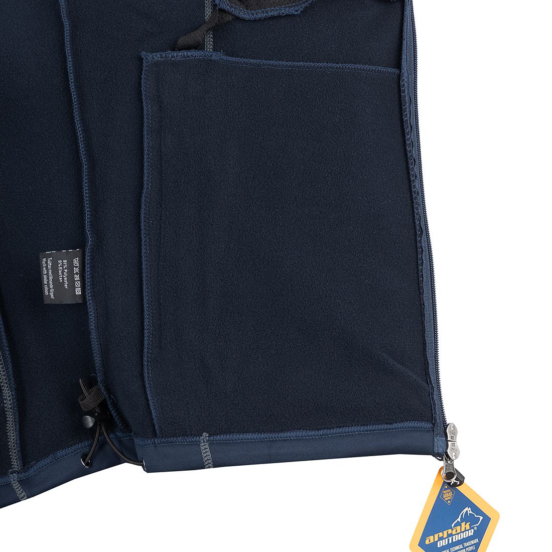 Arrak Outdoor Powerfleece-genser for menn - Navy - 5