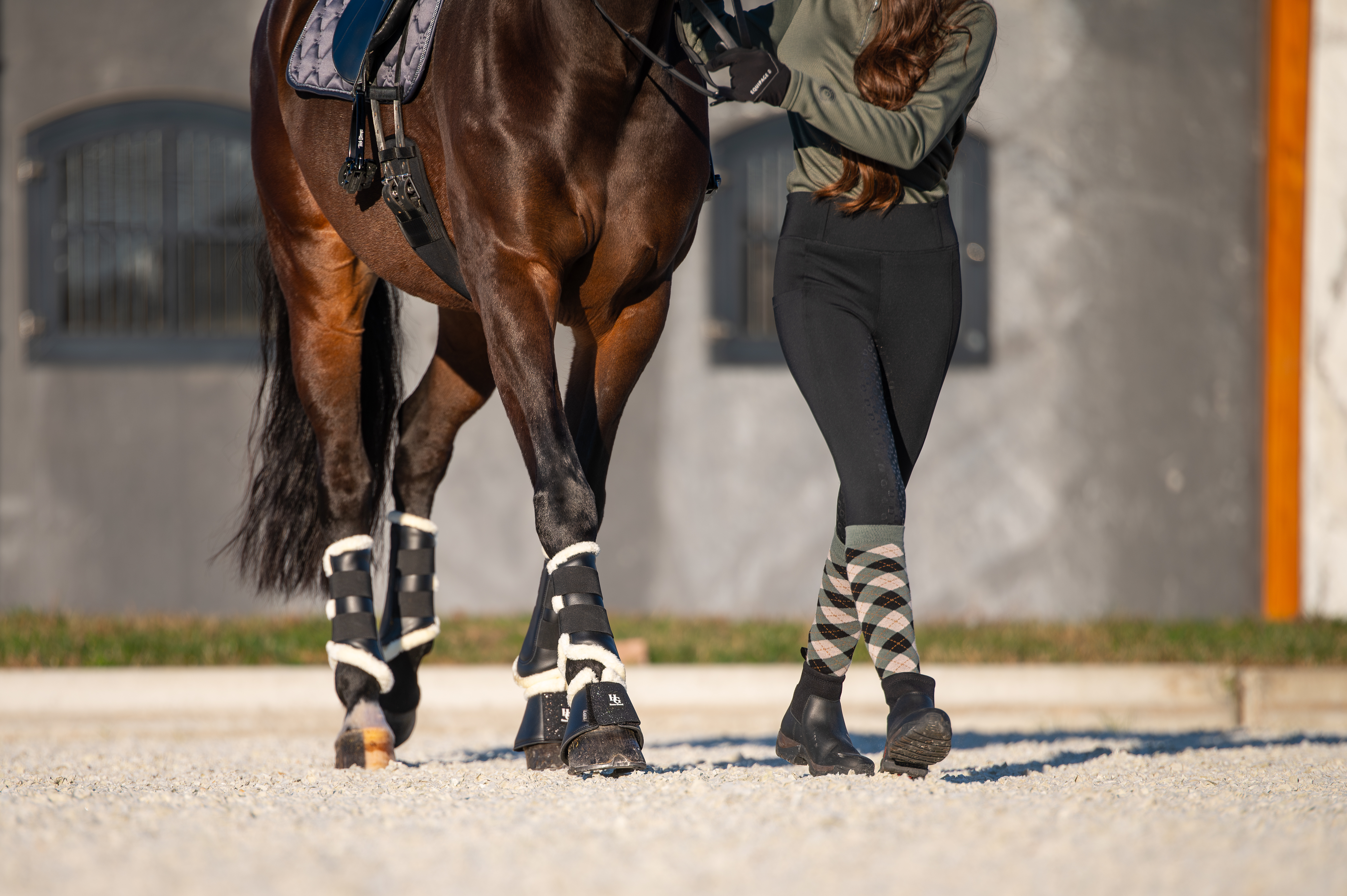 HorseGuard Selmi Tendon Boots - Black - 2