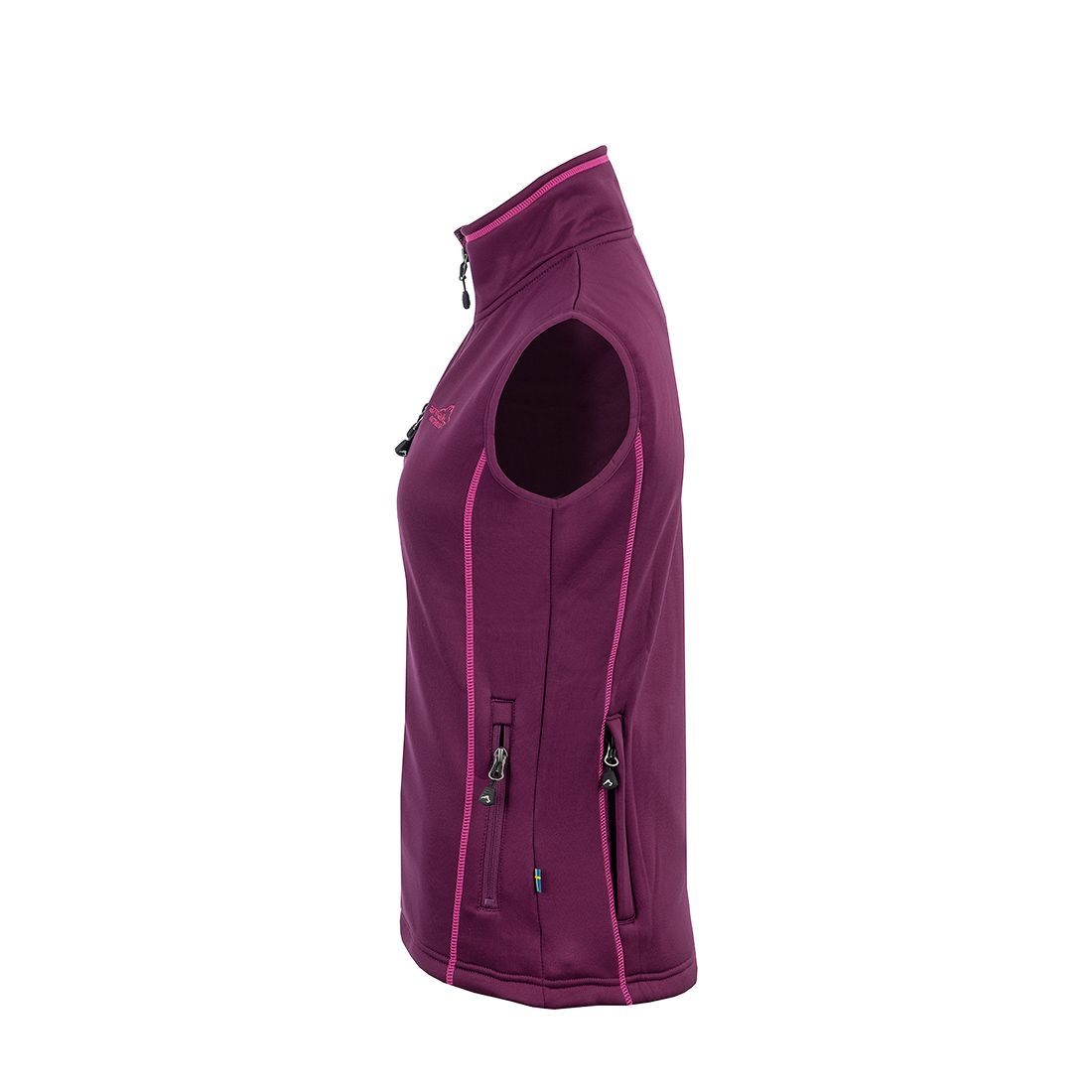 Arrak Outdoor Powerfleece VÄST Dam - Fuchsia - 4