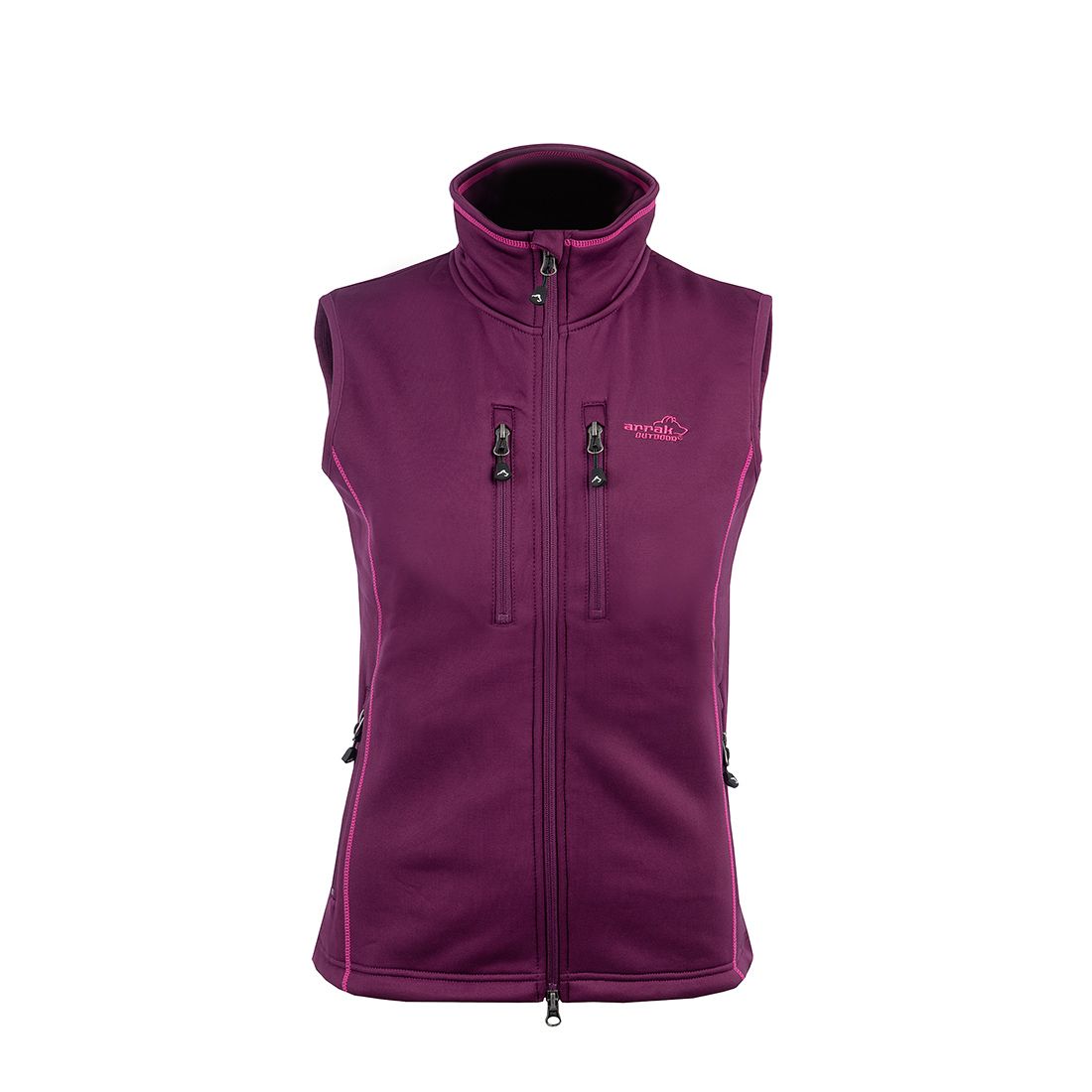 Arrak Outdoor Powerfleece VÄST Dam - Fuchsia
